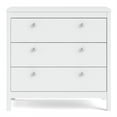 thumbnail image 2 of Pemberly Row Mid-Century Engineered Wood 3 Drawer Chest in White, 2 of 17