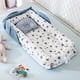 thumbnail image 2 of QWZ-cama nido de bebé portátil para niños y niñas, esterilla de viaje, almohada de algodón, cojín, cunas para recién nacidos, 85x45cm, nuevo Fivean unisex, 2 of 2