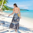 thumbnail image 7 of FORMRS Womens Beach Sarong Semi-Sheer Bikini Wrap Skirt Swimsuit Cover-ups, Swirling Starry Sky, 7 of 7