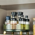 thumbnail image 7 of 360 Degree Rotating Turntable Organizer Storage Tray Spice Rack Decorative Serving Tray for Countertop Bathroom Room Green, 7 of 7