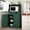 Green, variant on HLR Farmhouse Kitchen Pantry Cabinet with Microwave Stand, 54" Coffee Bar Storage Cabinet, Green