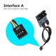thumbnail image 5 of Cable divisor de extensión USB de 9 pines para placa base, conector USB de 9 pines macho a 4 hembra, 5 of 13