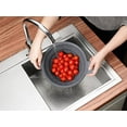 thumbnail image 3 of Woll Concept Plus Multi-Function Collapsible Silicone Steamer and Colander Insert, 11" Diameter, Inch, Gray, 3 of 8