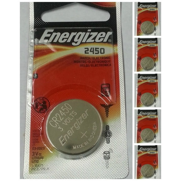 Energizer CR2450 3V Lithium Coin Battery 6 Pack   FREE SHIPPING