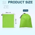 thumbnail image 2 of Uxcell Travel Storage Bags with Toggle Waterproof 210D Polyester Drawstring Bag Stuff Sack Cinch Bag Light Green 14 x 16 Inch, 2 of 7