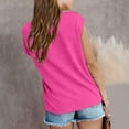 thumbnail image 3 of Teen Girls T Shirts Solid Short Sleeve Shirt For Girls Round Neck Toddler Summer Outfits 13-14 Years Clothes For Girls Cute&nbsp;Girl&nbsp;Clothing, 3 of 4