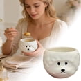 thumbnail image 2 of Cute Puppy Ceramic Bowl For Girls Couple Rice Bowls Perfect For And Housewarming, 2 of 6