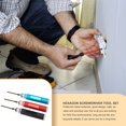 thumbnail image 4 of Hexagon Screwdriver Design Removal Tools Labor-saving Installing Removing Wear-resistant Repair Wear-resistant Screws Driver Drone Helicopter Black, 4 of 9