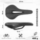 thumbnail image 2 of Asiento para bicicleta 270 x 150mm antiprostatico negro TL-2006 Teide, 2 of 7