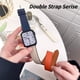 thumbnail image 4 of Correa de cuero genuino para Apple Watch 10, 9, 8, 7, 46 mm, 45 mm, 41 mm, pulsera Ultra2 de 49 mm, 6, 5, 4 SE, 44 mm, 42 mm y 40 mm, 4 of 5