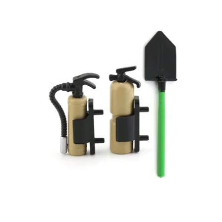 KLYNE- New Powerhobby 1/10 Rock Crawler Accessories Fire Extinguisher Brown