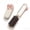 Pink, variant on Folding Hair Brush with Built-In Mirror, Compact Pocket Comb for Travel & Daily Use