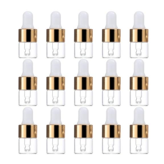 25pcs Empty Dropper Glass Bottles Essential Oil Glass Dropper Bottle for Liquid