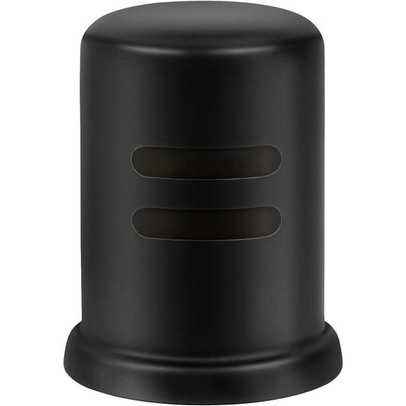 Dishwasher Air Gap Cover D201-1-62 Fits Most Air Gap Bodies with Solid Brass Inside and Black Stoving Varnish Surface, Cap Only, Pack of 1