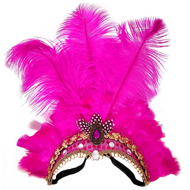Tocado para danza del vientre, suministros de Halloween, diadema para danza, tocado de plumas, diadema navideña para mujer, diadema exterior