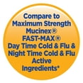 thumbnail image 2 of Equate Maximum Strength Day and Night Mucus Relief Cold & Flu Caplets, 30ct, 2 of 9