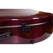 Crossrock 100% Carbon Fiber Case fits 4/4 Full-Size Cello, 7 Lb Lightweight