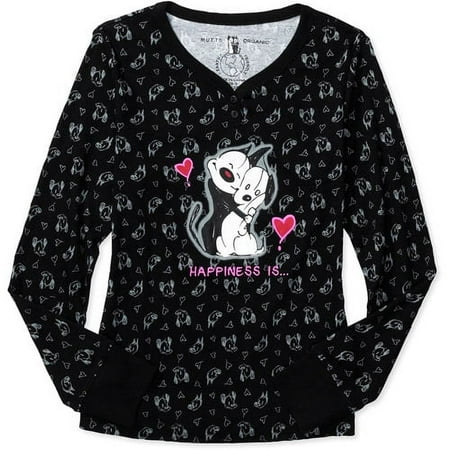 Mutts - Women's Organic Cotton Sleep Henley