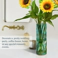 thumbnail image 4 of Clear Flower Vase Centerpieces Plastic Cylindrical Vases Home Wedding Decor 4"x12" Floral Stained Glass, 4 of 6