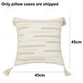 thumbnail image 2 of Funda de cojín para sofá, almohada para cintura, almohada con mechones B&B, funda de almohada, 2 of 5