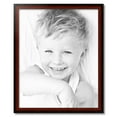thumbnail image 2 of ArtToFrames 25" x 31" Matte mahogany Diploma Picture Frame, 25x31 inch Brown Wood Poster Frame (WOM-5108), 2 of 7