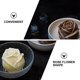 thumbnail image 3 of KAKOWELY Molde de silicona para cubitos de hielo con forma de rosa para cerveza, café, leche, cócteles y whisky., 3 of 5