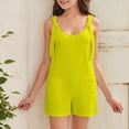 thumbnail image 5 of TBWNWG Girls Jumper,Girls' Solid Colored Short Overalls,Size 11-12 Years, 5 of 9