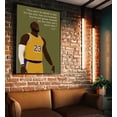 thumbnail image 5 of LOLUIS Inspirational Quotes Wall Art, Sports Motivational Art Print Decor Gifts for Home Office, Basketball Superstar Poster (Unframed 24"x36"), 5 of 5