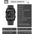 thumbnail image 6 of Men's Digital Watches with Waterproof Women's Classic Fashion Business Stainless Steel Sports Watches, 6 of 11