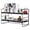 Black Color, variant on YOYTOO Desk Shelf Organizer, 2 Tier Desktop Organizers Storage Shelves Tabletop Bookshelf for Home Office