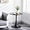 Side Table-black, variant on 31.5" Mid-Century Round Dining Table for Outdoor, Tulip Table Metal Kitchen Dining Table for 2-4 People with Pedestal Base Leisure Coffee Table Office Living Room Small Space, White