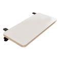 thumbnail image 2 of Tablero de extensión de escritorio Bandeja para teclado Ergonómico Fácil instalación Soporte resistente Portátil para el hogar Reposabrazos Expansión Blanco, 2 of 8