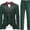 Green, variant on Lycody 3PCS Boys And Teen Formal Tuxedo Suit Slim Fit Set with Blazer Jacket Vest Pant Kids Formal Outfit for School Uniform Graduation Wedding Party Wear Prom Size 2-16