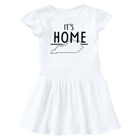 

Inktastic It s Home- State of Kentucky Outline Gift Baby Girl Dress