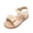 KHAKI, variant on Toddler/Little Kid Girls Sandals Fashion Bow Summer Shoes