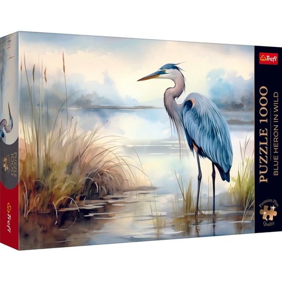 Trefl Premium Plus Blue Heron in the Wild 1000 Piece Puzzle