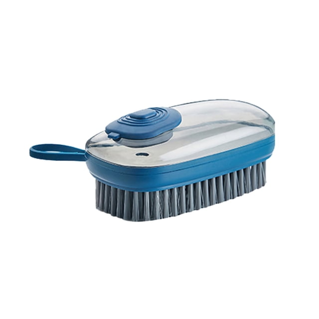 WREESH Household Soft Laundry Brush, Automatic Liquid Addition Shoe Cleaning Brush