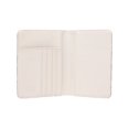 thumbnail image 4 of Daisy Rose Luxury Passport Holder Cover Case | PU Vegan Leather RFID Travel Organizer Card Holder - Cream snake, 4 of 4