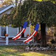 thumbnail image 2 of 40 Inch American Flag Windsock Outdoor Hanging Home Decorations 2Pack, 2 of 8