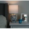 thumbnail image 6 of Better Homes & Gardens Floral Ceramic Lamp with Shade, 17", 6 of 7