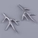 thumbnail image 3 of Un Par De Cornamentas De Los Ciervos De Simulación De Plata Para Decoraciones De Navidad Diy Sunnimix Antlers Christmas Headwear, 3 of 8