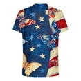 thumbnail image 5 of Tops para hombre, blusas y camisas de cuello redondo y manga corta para hombre, blusas de cuello redondo y manga corta con estampado canadiense para hombre, blusa de poliéster para hombre., 5 of 5