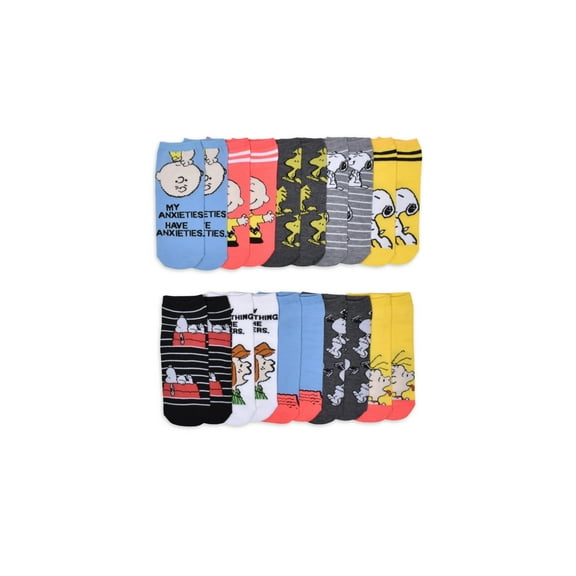 Women's Peanuts Snoopy 10 Pack Low Cut Socks