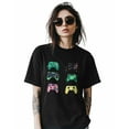 thumbnail image 2 of Game Machine Womens Tshirt Graphic Tees Cotton Crew Neck T-Shirts, Casual Short Sleeve Shirts for Women Teen Girl Video Game Enthusiast, 2 of 3