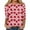 003_Pink, variant on YEJIMAN Women's 3/4 Sleeve Tops Shirts for Cute Print Graphic Tees Blouses Casual Plus Size Basic Tops Pullover, Black Patriotic Shirts For Women, Polyester,Spandex Plus Size Tunic Tops For Women