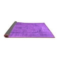 thumbnail image 2 of Ahgly Company Indoor Square Abstract Purple Contemporary Area Rugs, 7' Square, 2 of 4