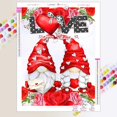 thumbnail image 1 of Pintura de diamante artesanal, ambiente de vacaciones de mosaico de punto de cruz, enano de Santa Claus animado, decoración del hogar, regalo pensativo para Navidad, 1 of 4