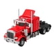 thumbnail image 5 of Modelo de vehículo de transporte a escala 1/32, camiones de fundición a presión con sonido auténtico, camión semipesado. rojo, 5 of 9