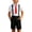 Red-Tie, variant on Odeerbi Toddler Boys 4 Piece Gentleman Formal Suit Preppy Outfit Short Sleeve Dress Shirt and Suit Shorts with Suspenders Bow Tie School Uniform Set