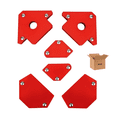 thumbnail image 1 of Kit Imán Escuadra Para Soldar Bloosom  Magnética Herramientas 6 Pzs Rojo, 1 of 4
